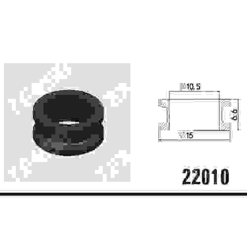 Hot sale rubber seals o ring 15*6.6*10.5mm for fuel injector service kit fuel injection rebuild 