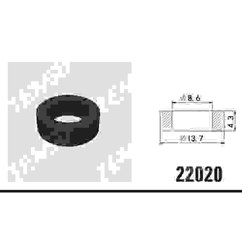 Rubber seals o ring 13.7*4.3*8.6mm for fuel injector service bosch fuel injector repair kit