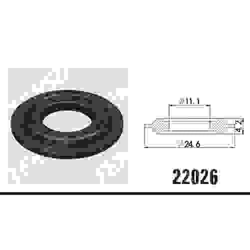 Rubber seals o ring 24.6*4.2*11.1mm for injector replacement