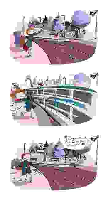 Impression d'un dessin d'humour - Réquisitoire contre la SNCF - sur papier A4 200g