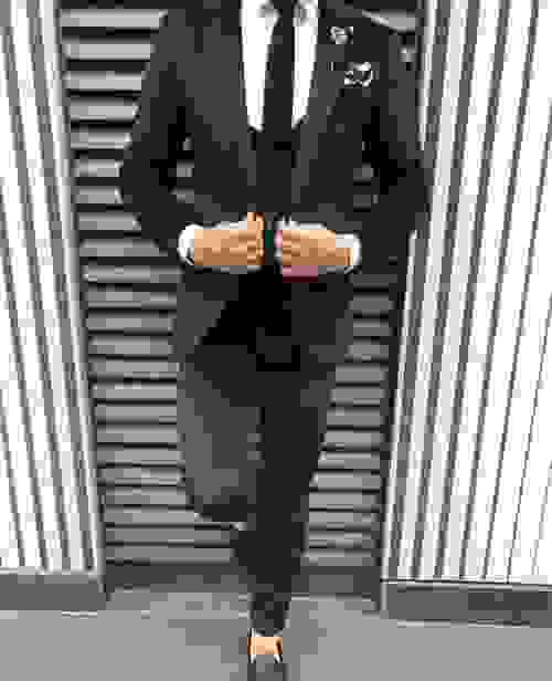 Black Velvet Slim Fit Suit