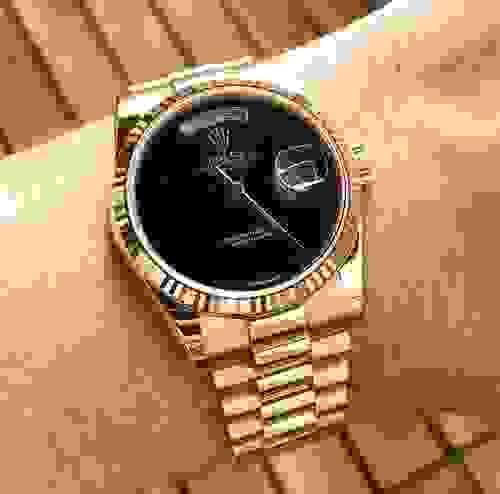 Rolex Day Date Black Gold