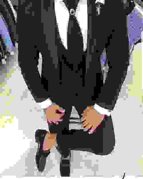 Classic Black Polyester