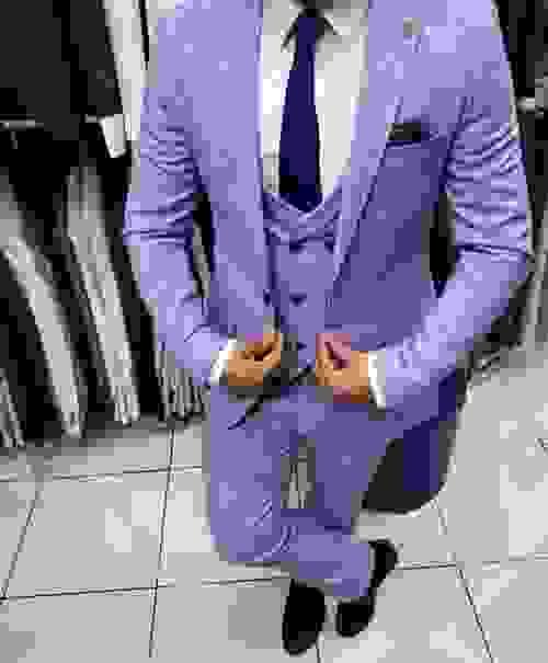 Blue Navy Squared Suit