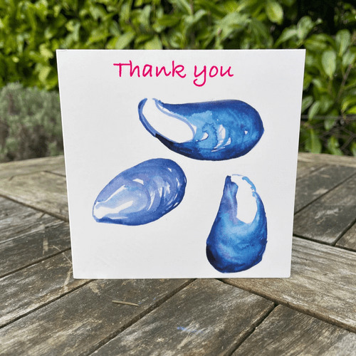 Mussels Thank you Cards - 3 pack