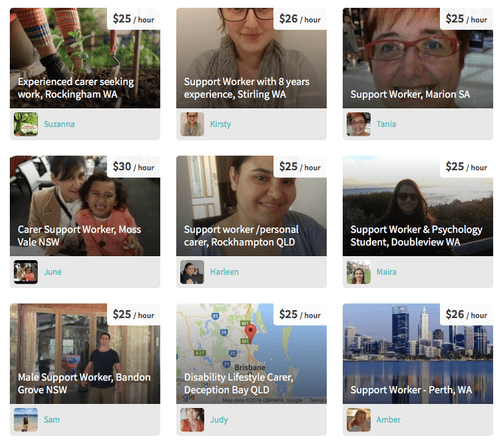 My Support Worker Profile