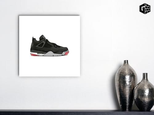 Air Jordan 4 Bulls Comic Canvas