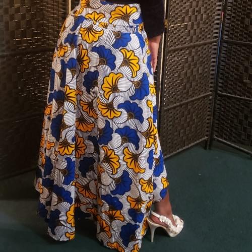 High-Lo skirt Yellow