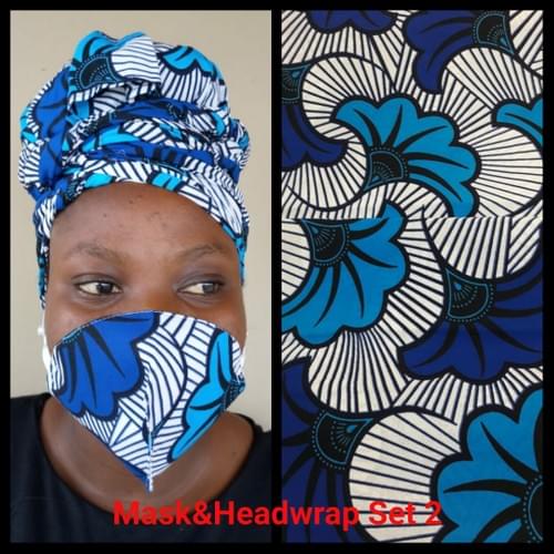 FaceMask +/ Headwrap Set2