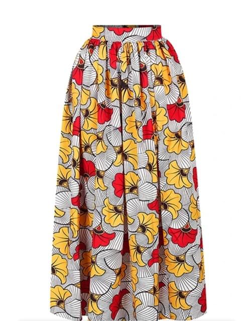 Hibiscus Skirt (Yellow an d Red)