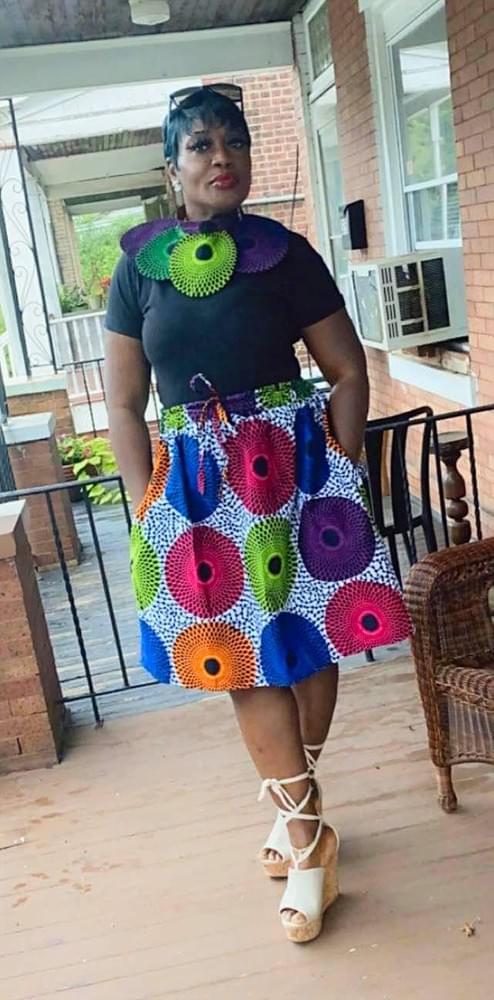 2pc Nsubra bib and skirt Set