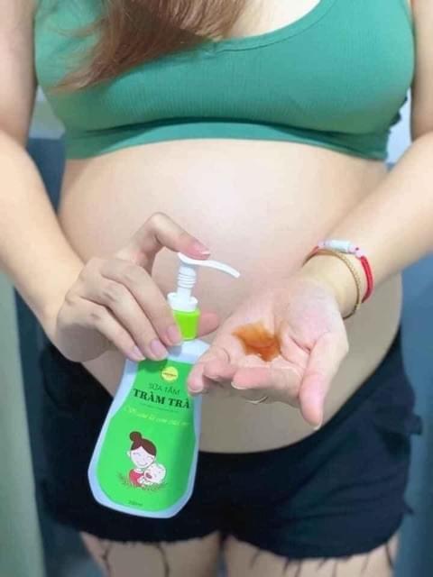 Sữa tắm tràm trà trị rôm sẩy cho bé Greenbon 200ml