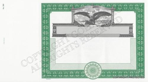 GOES 366 BLUE / 367 BROWN / 368 GREEN / 369 ORANGE STOCK TEMPLATES (PACK OF 100)