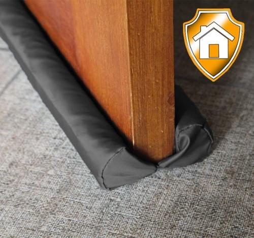 MAXTID Black 32 Door Sweeps for Interior Doors /& Exterior Draft Stopper Soundproof Door Sweep Crack Blocker