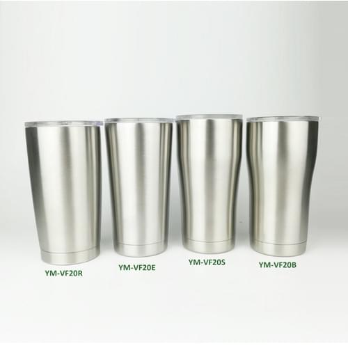 20 Oz Stainless Steel Tumbler in Different Shape
