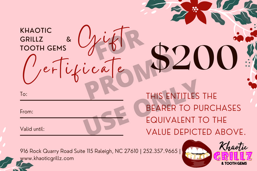 $200 E-GIFT CARDS