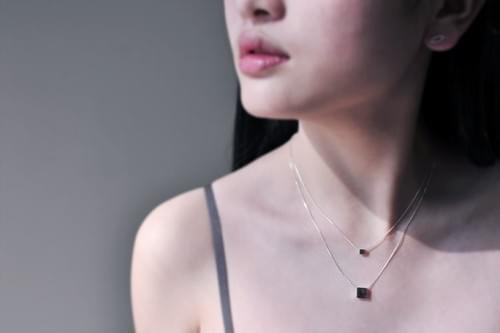 สร้อยเส้นคู่ เงิน925