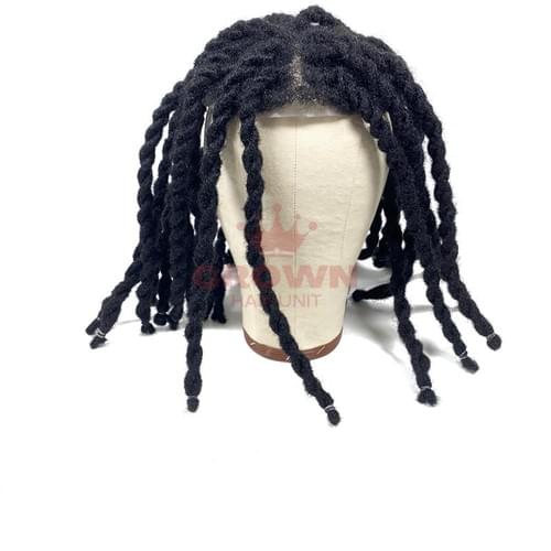Dreadlock Twist Hair Unit Lace