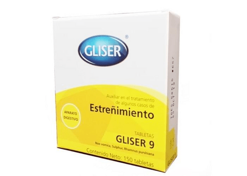 GLISER 9 ESTREÑIMIENTO 150 tabs