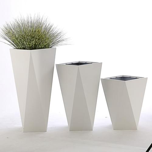 fashionable stainless steel flower pot for shop indoor decoration