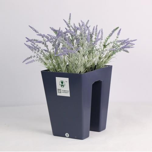 hang on balustrade plastic self watering plant pots