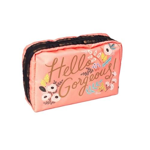 Hello Gorgeous Large Cosmetic Bag