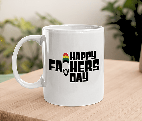 Happy Fathers day Rasta 11oz coffee mug