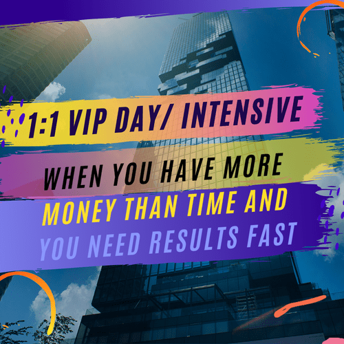 1 1 Vip Day Intensive Group Coaching Starter Kit 1 1 Vip Day Intensive Group Coaching Starter Kit