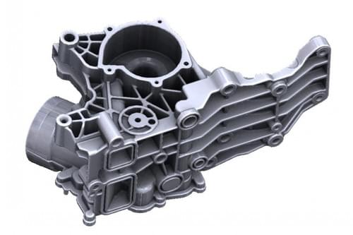 Oil Filter Block die casting mould