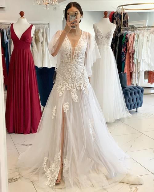 Wedding Dress Vestidos De Novia Guadalajara Jalisco L'Femme AB926