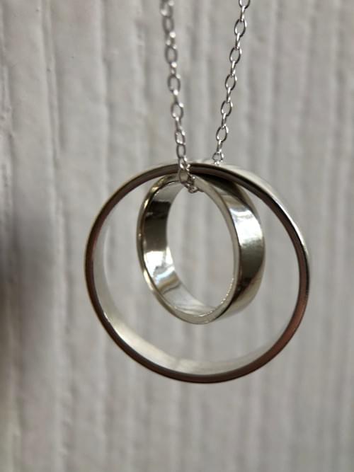 'Wear Many Ways' Double Circular Pendant
