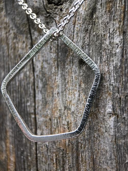 Wear-2-ways Geometric Pendant