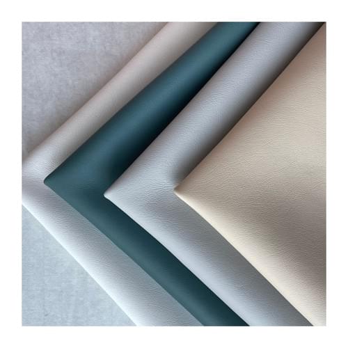 Smooth Printed Twill Backing PU Sofa Artificial Leather