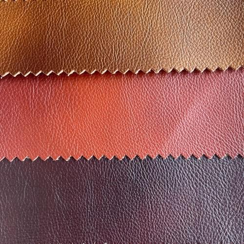 Two tone Oil Surface Imitation Microfiber vinyl PVC Eco Leather for Furniture Sofas