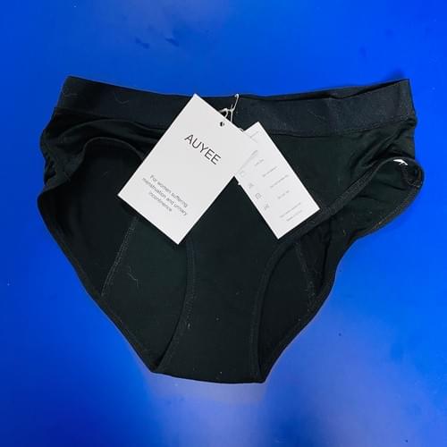 Pack of 3 AUYEE Washable Incontinence Cotton Panty for Women, Leak