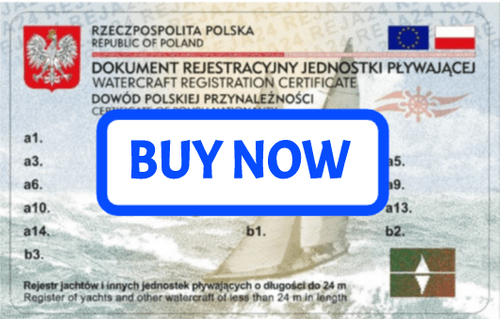 Pologne Yacht Enregistrement avec MMSI