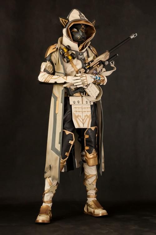 Overwatch Former Army Sniper Heroes Ana Amari Cosplay Set