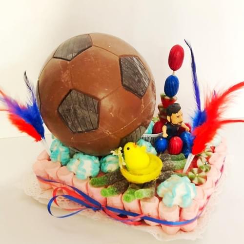 Pastel pelota de futbol