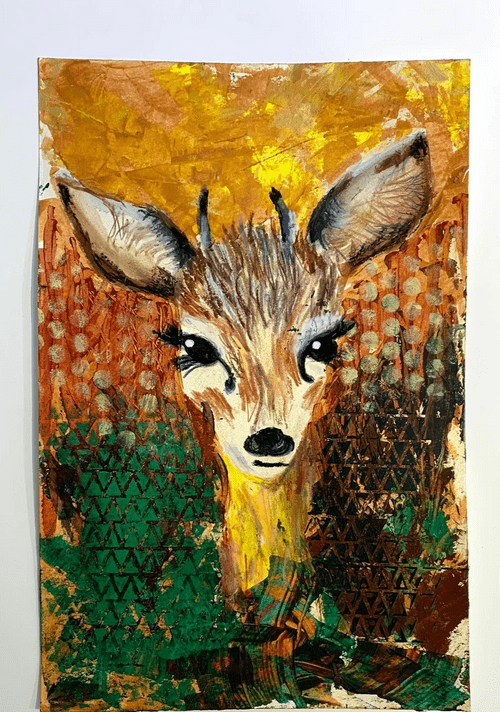 Mixed Media Painting Class - 4 classes