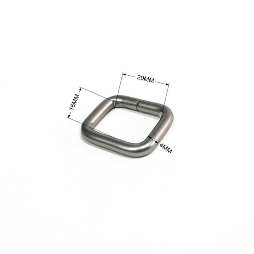 20*16*4mm square buckle handbag accessories zinc alloy plating square ring buckle connector metal