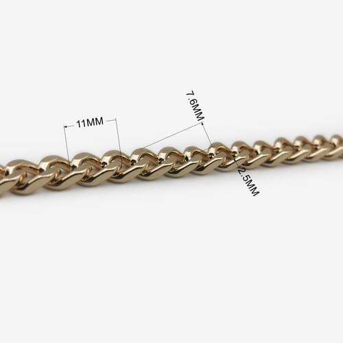 High Quality Metal Brass Handbag Chains for Bags Accessories Purse Shoulder Chain Strap crossbody