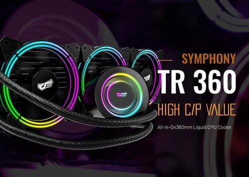 darkFlash大飛 TR360 A-RGB 一體式 水冷 CPU 散熱器
