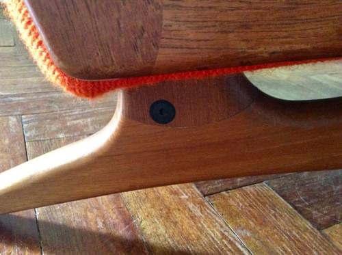 - SOLD - Fauteuil Teck Et Kvadrat - Circa 1960