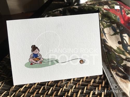 Mildred Sitting Greeting Card