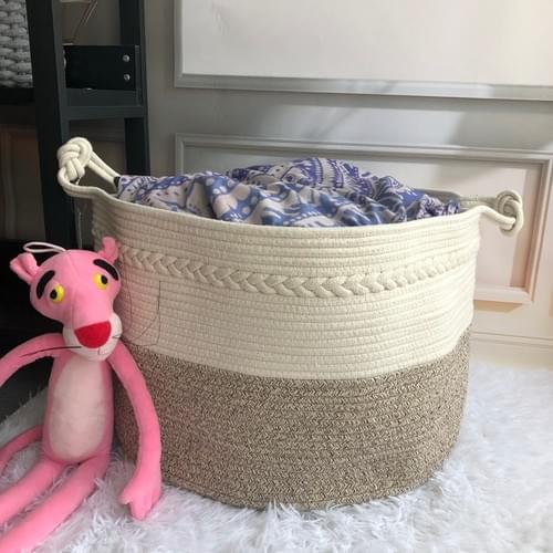 Mercury Promising Sea Cloud Storage Basket Laundry Rope Cotton Hanging Flower Pots Flower Bas