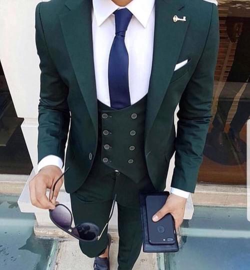 Dark Green Suit