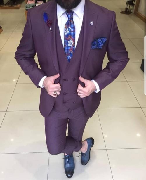 Dark Purple Suit