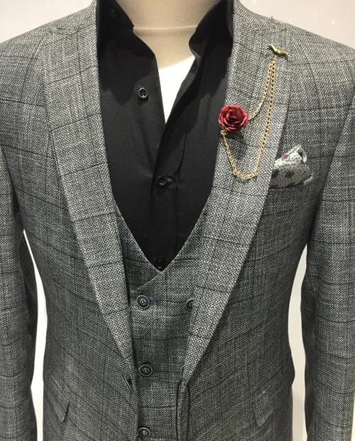 Grey Squared Suit