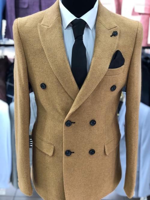 Beige Wool Coat