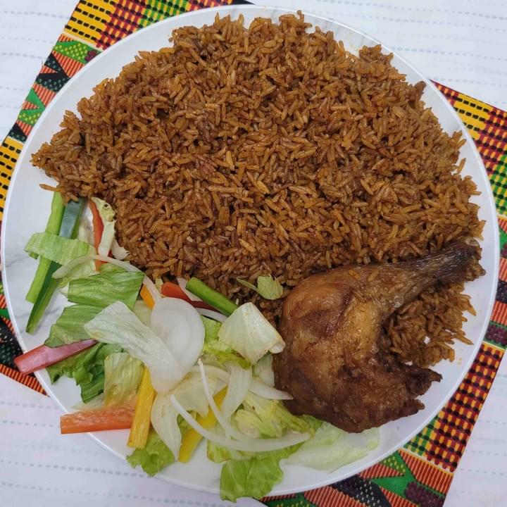 Ghana Jollof Ghanaian owned restaurant located inside Potomac Mills Mall